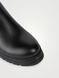 Primrose Leather Heeled Knee-High Boots