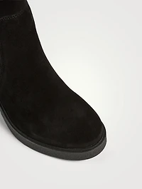 Zed Suede Heeled Ankle Boots