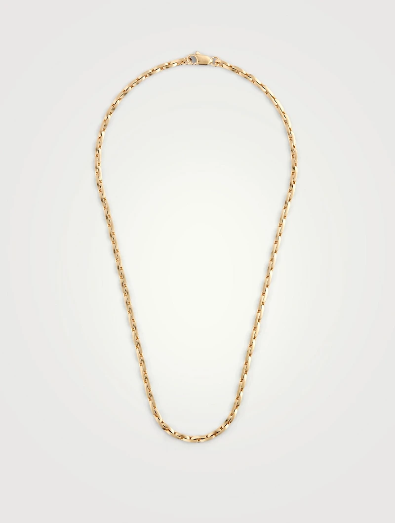 16-Inch Strada 14K Gold Plated Chain Necklace