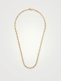 16-Inch Strada 14K Gold Plated Chain Necklace