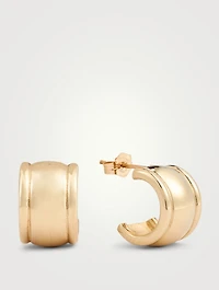 Strada Huggie Hoop Earrings