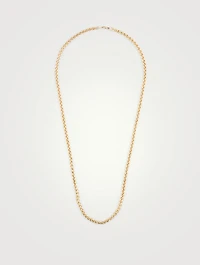 Wheat 14K Gold Plated Chain Necklace
