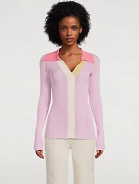Joy Fitted Top With Collar
