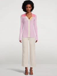 Joy Fitted Top With Collar