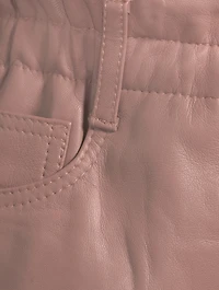 Gracele Paperbag Leather Pants