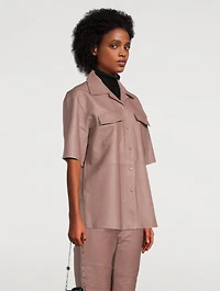Jocy Leather Shirt
