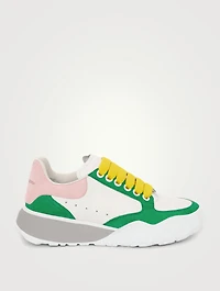 Court Leather And Suede Sneakers