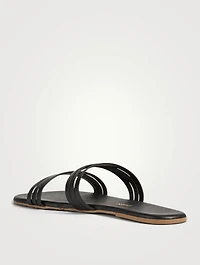 Allegra Leather Slide Sandals