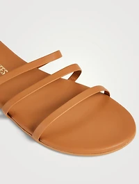 Emma Leather Slide Sandals