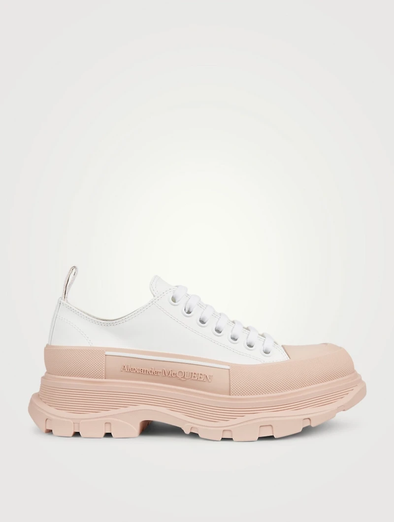 Tread Slick Leather Platform Sneakers