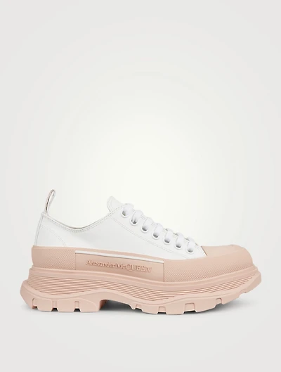 Tread Slick Leather Platform Sneakers
