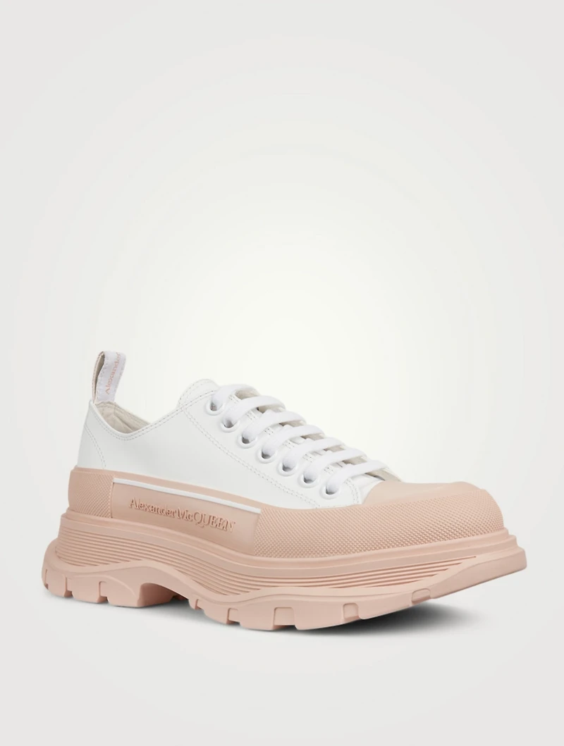 Tread Slick Leather Platform Sneakers