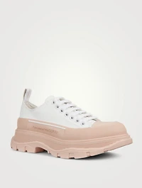 Tread Slick Leather Platform Sneakers