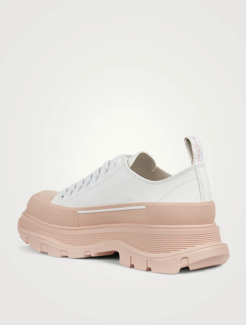 Tread Slick Leather Platform Sneakers