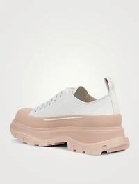 Tread Slick Leather Platform Sneakers