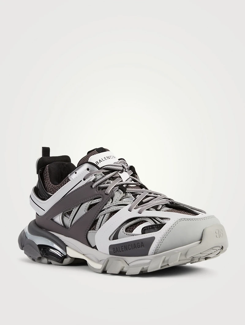 LED Lace-Up Track Sneakers