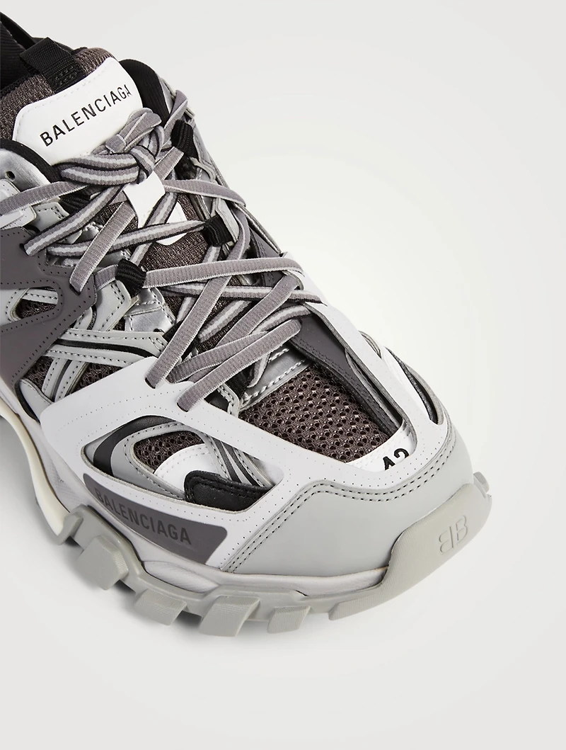 LED Lace-Up Track Sneakers