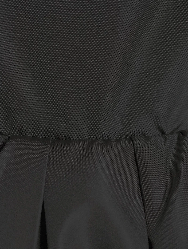 Sleeveless Bubble Taffeta Top