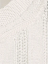 Crepe Cotton Lace Tank Top