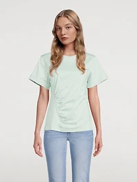 Gathered Jersey T-Shirt