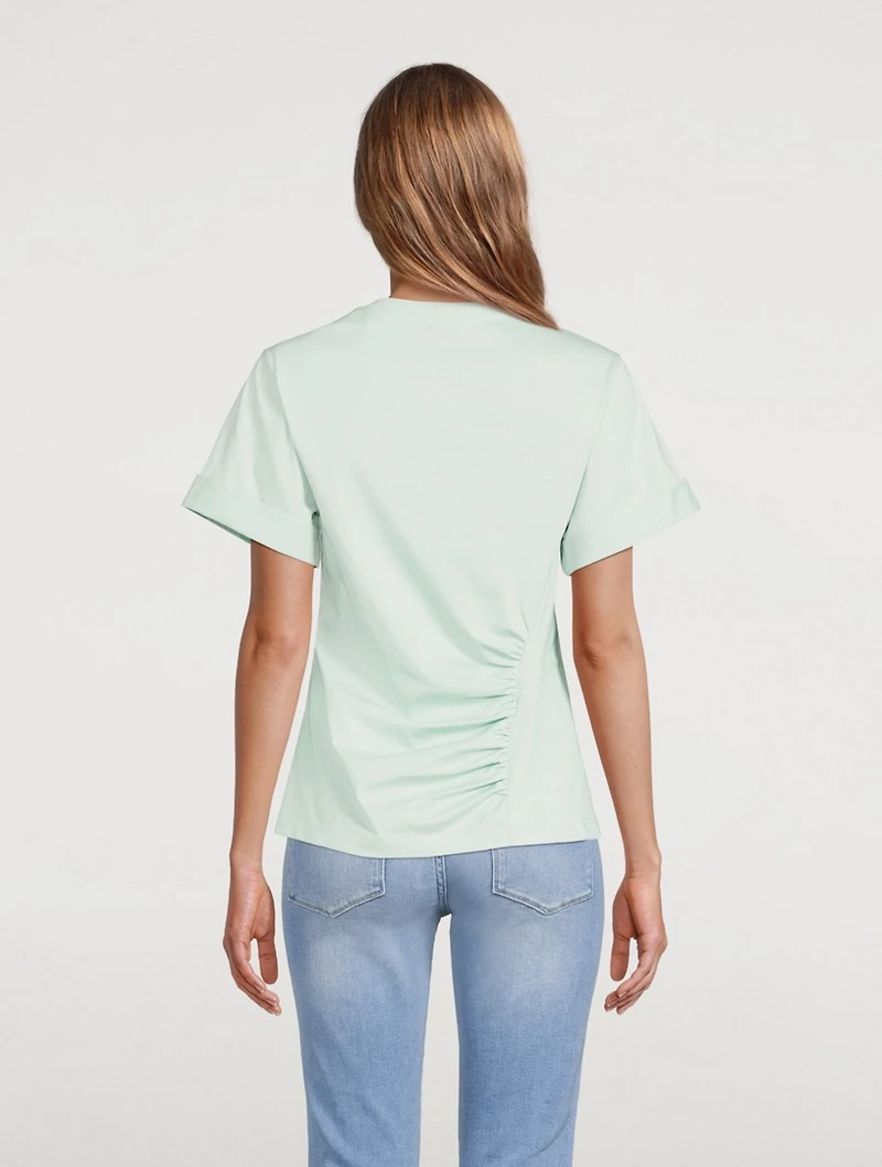 Gathered Jersey T-Shirt