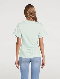 Gathered Jersey T-Shirt