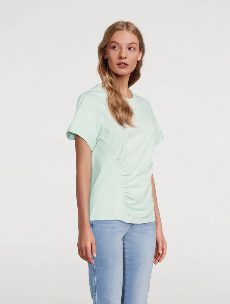 Gathered Jersey T-Shirt