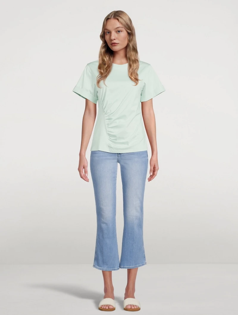 Gathered Jersey T-Shirt