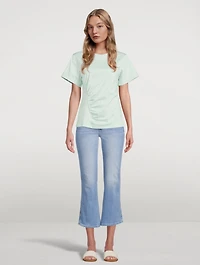 Gathered Jersey T-Shirt