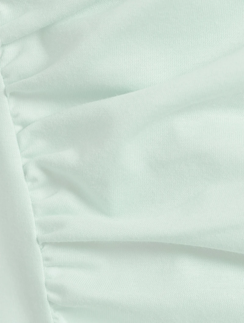Gathered Jersey T-Shirt