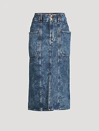 Toria Denim Midi Skirt