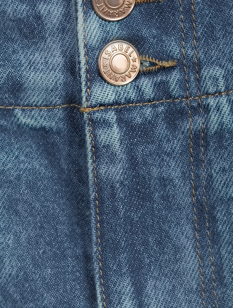 Toria Denim Midi Skirt