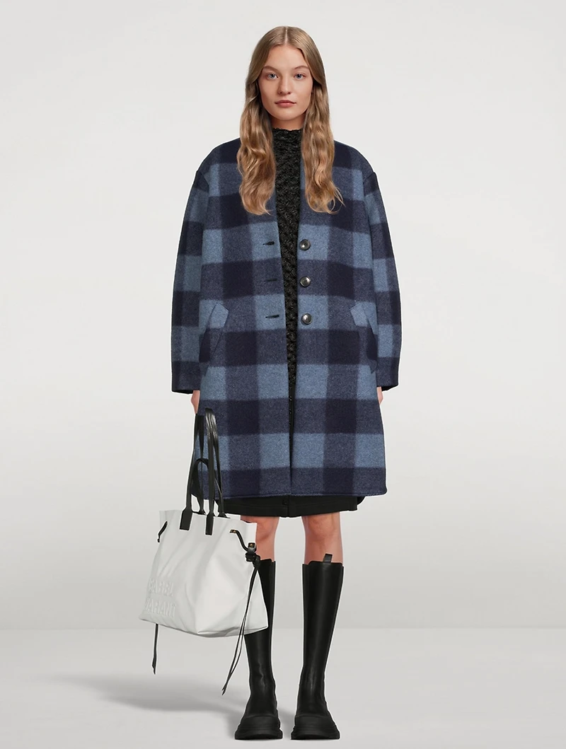 Gabriel Coat Check Print