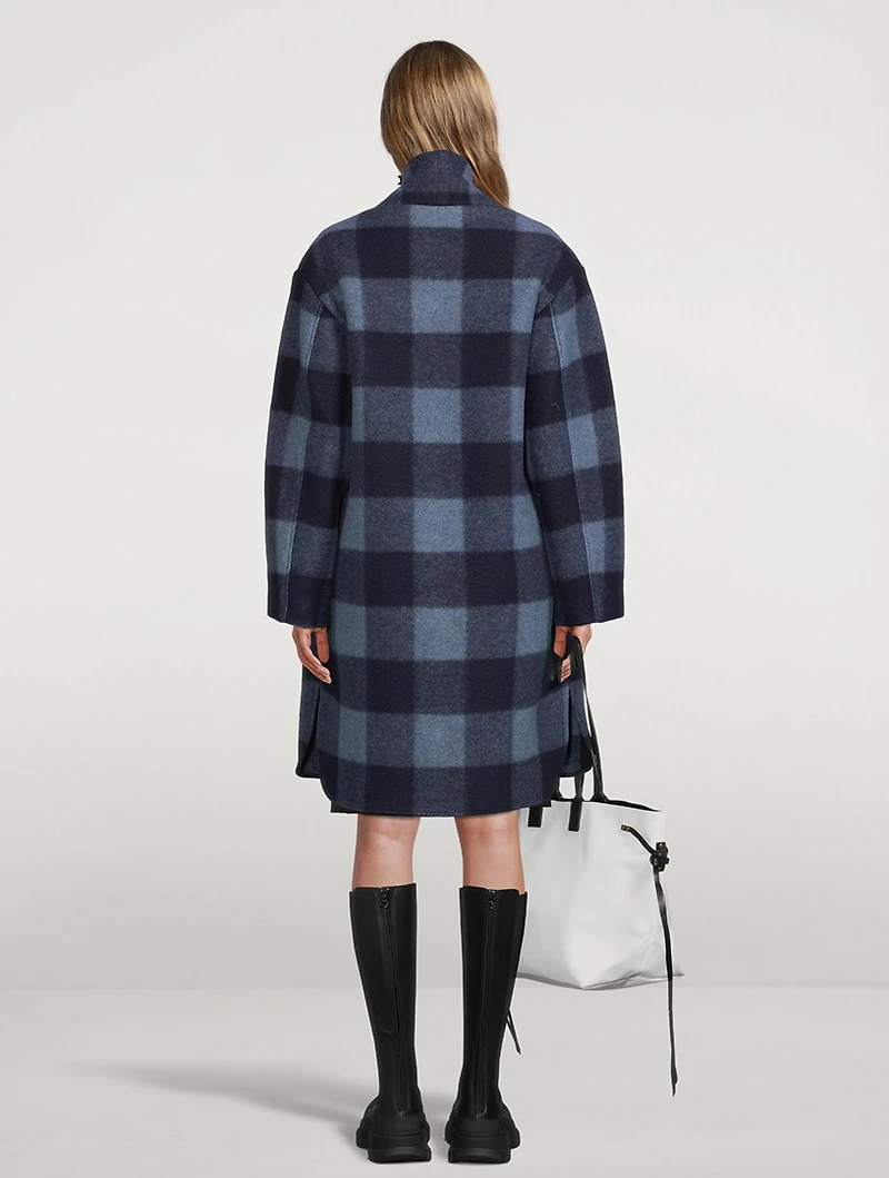 Gabriel Coat Check Print