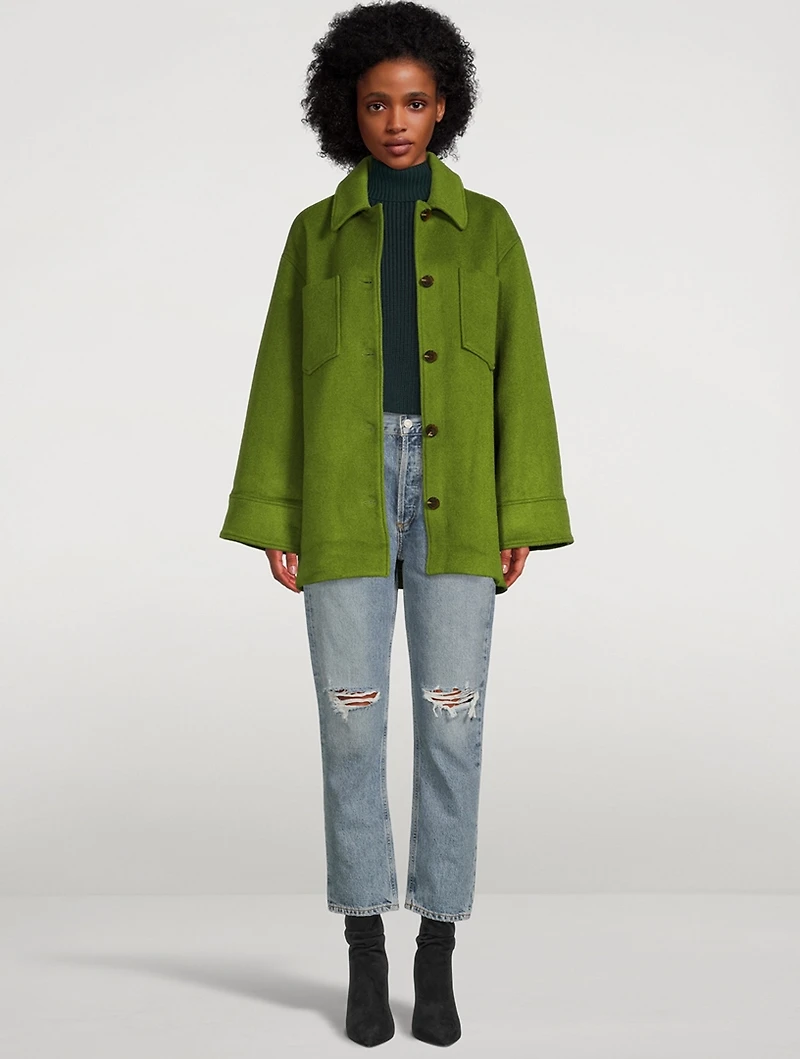 Megan Merino Wool Turtleneck Sweater Vest