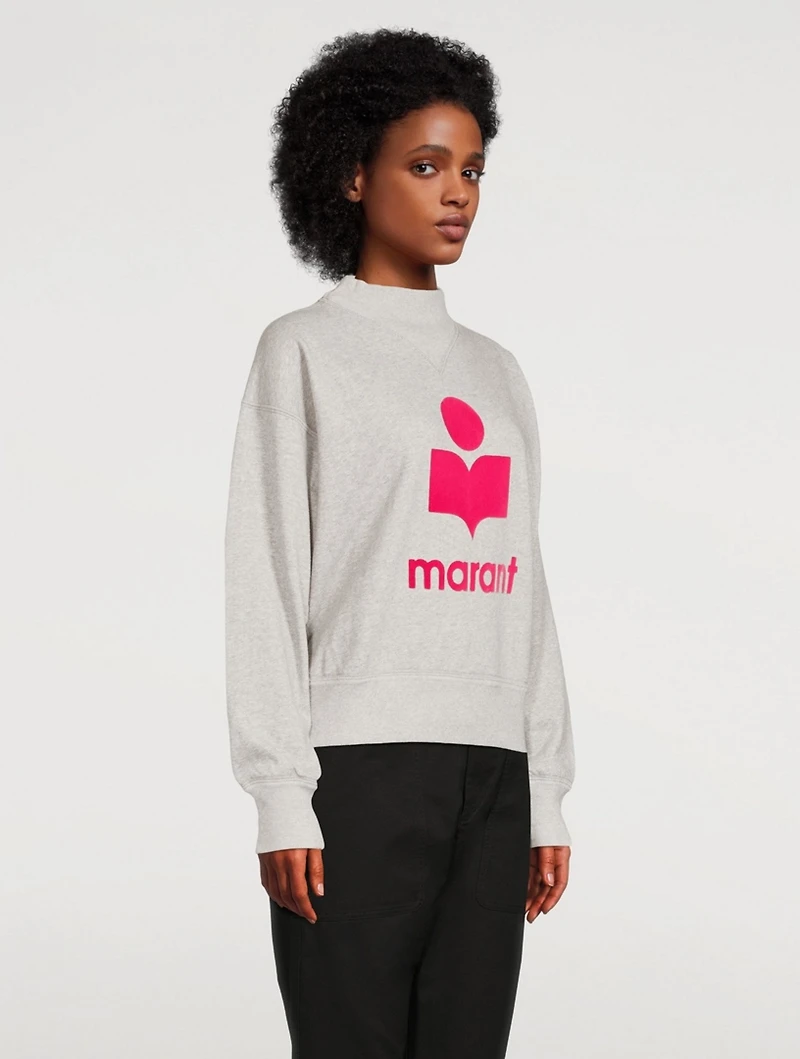 Moby High-Neck Sweatshirt With Logo