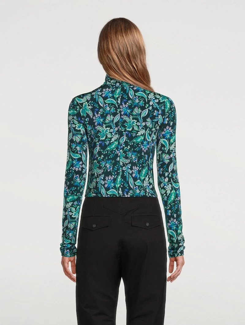 Jewel Turtleneck Top