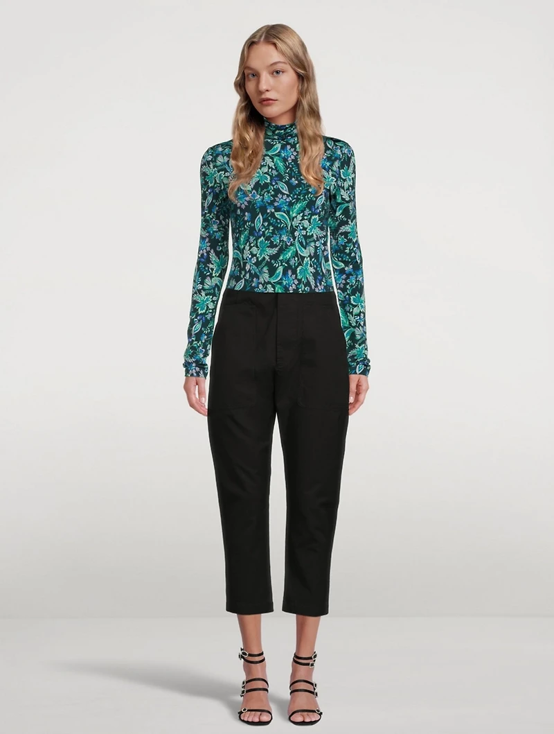 Jewel Turtleneck Top