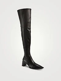 Aldrich Leather Thigh-High Boots