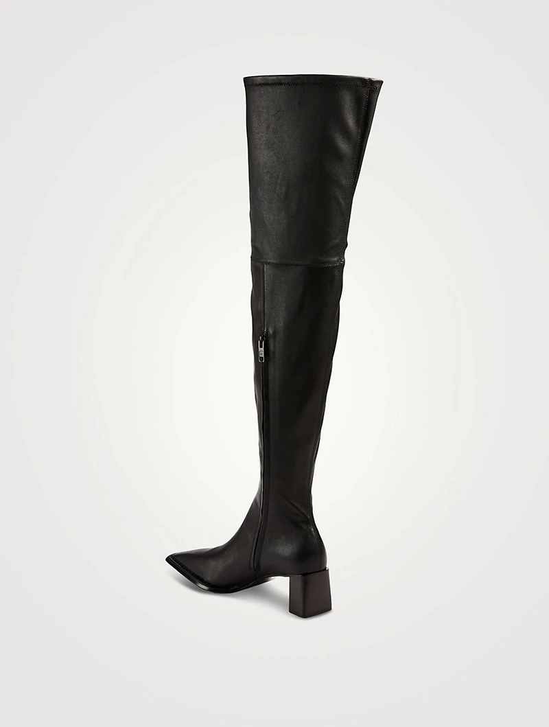 Aldrich Leather Thigh-High Boots