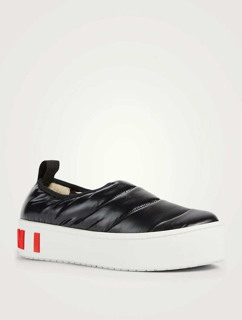 Nylon Puffer Sneakers