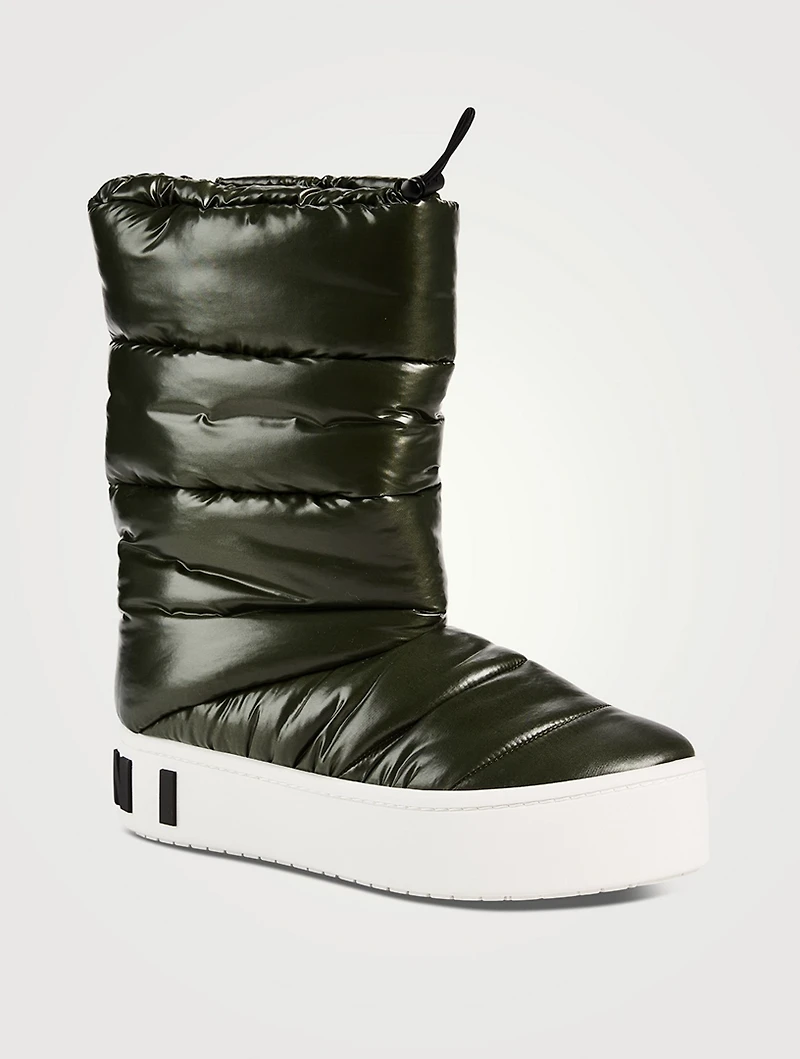 Puffer Nylon Ankle Boots
