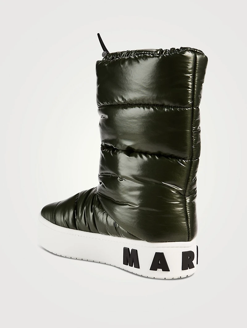 Puffer Nylon Ankle Boots