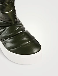 Puffer Nylon Ankle Boots