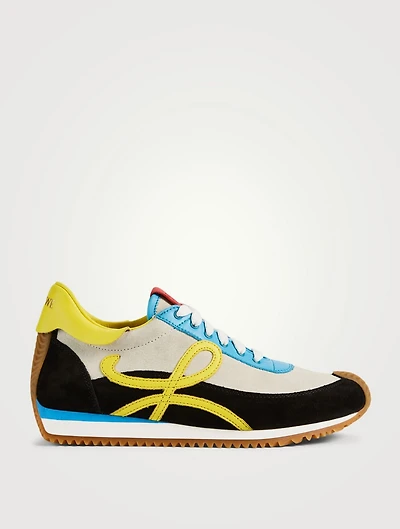 Flow Runner Suede Sneakers