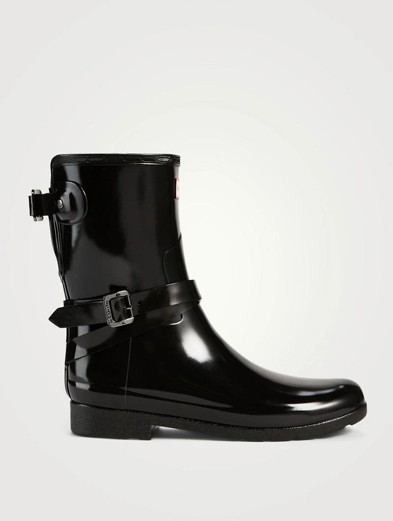 Refined Gloss Rain Boots