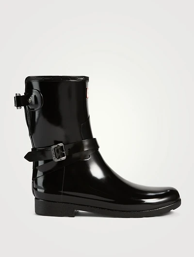 Refined Gloss Rain Boots