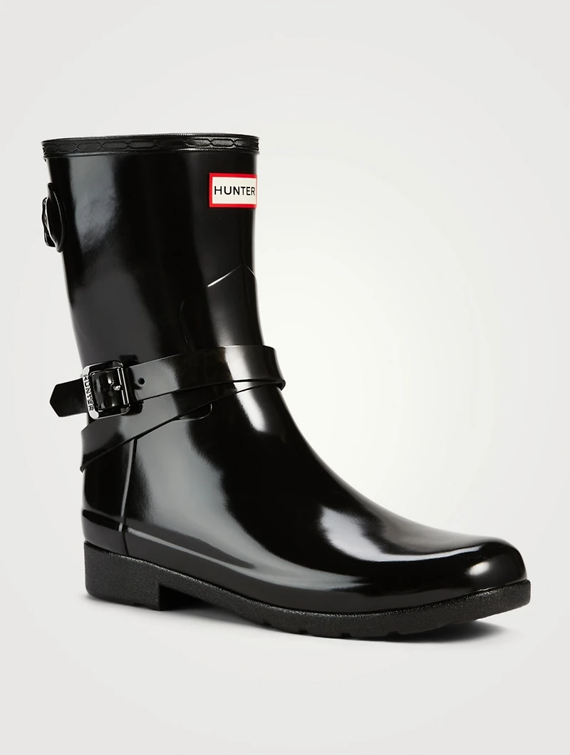 Refined Gloss Rain Boots