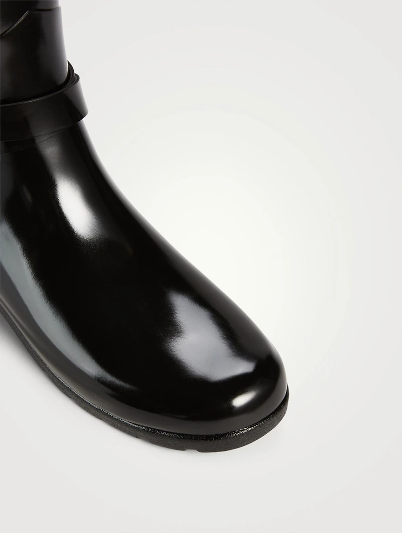 Refined Gloss Rain Boots