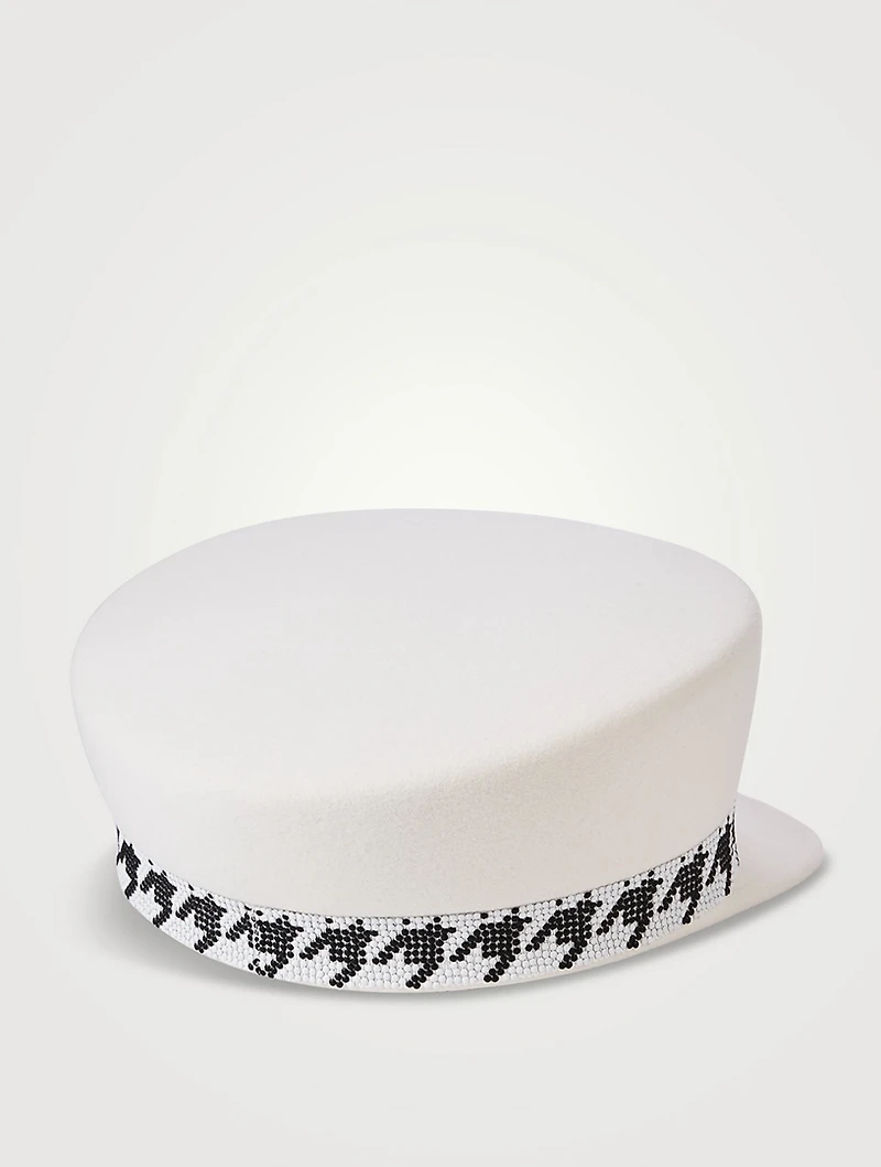 Abby Wool Sailor Cap
